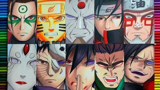 การวาดตัวละคร NARUTO ที่แข็งแกร่งที่สุด