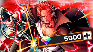 O RUIVO VOLTOU! GASTEI TUDO NO SHANKS EX NO MELHOR JOGO DE ONE PIECE PARA CELULAR...