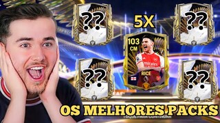 🤑5 NOVOS JOGADORES TOTS PRO INSCRITO🤑ABRI OS MELHORES PACKS NA CONTA DELE NO FC MOBILE