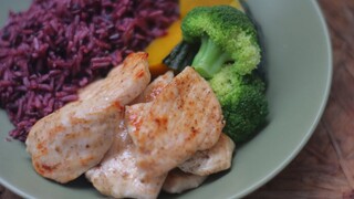 Grilled Salt Chicken Breast [ meal prep ] ASMR Th-Sub ทำอาหารคลีนกินเองง่ายๆกับ mealprepthai