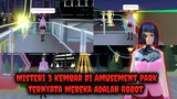 Misteri 3 Kembar Di Amusement Park | Ternyata Mereka Robot - Sakura School Simulator
