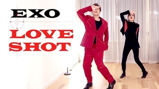 【Ellen和Brian】EXO《Love Shot》情侣翻跳～