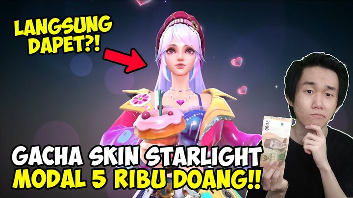 GACHA SKIN STARLIGHT CUMAN HABIS 5 RIBU?! Mobile Legends Indonesia