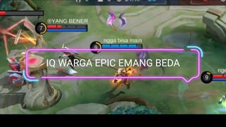 bagian 9||Kejahilan kecil warga epical Glory #mlbb #mobilelegend #absurd #bestofbest #fyp