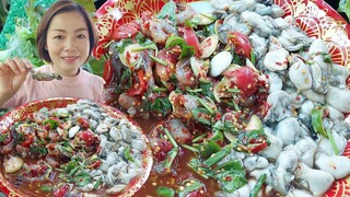 กินตำหอยนางรมกุ้งสด แซ่บนัว เกลี้ยงถาดคือเก่า
