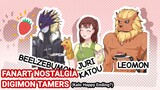 Happy Ending Juri, Leomon, & Beelzebumon | Fanart nostalgia Digimon Tamers