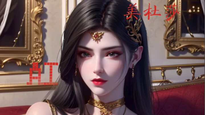 【AI 】自制美杜莎女王美图