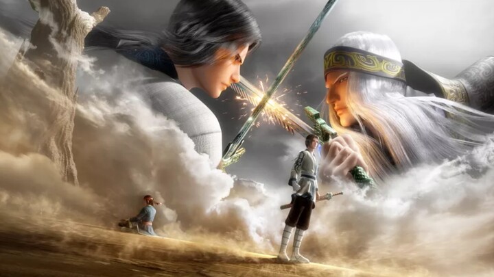 Group portraits of Mingyue in Qin Dynasty [playing tricks]