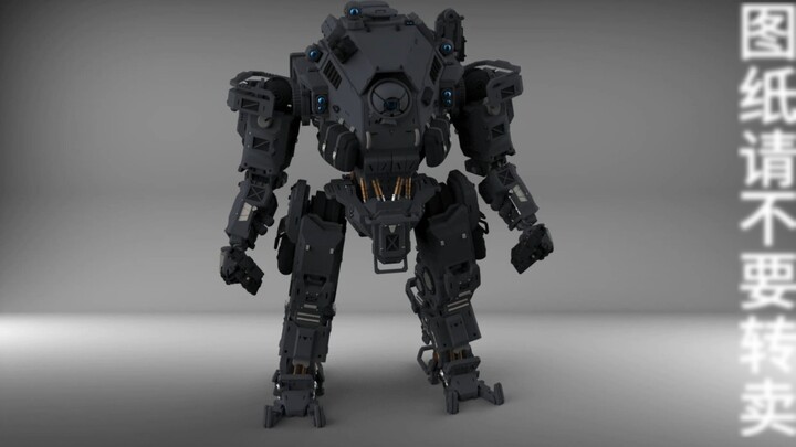 Titanfall Ion Model Drawing