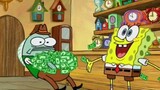 Although Spongebob only earns 50 cents a month, he is very rich!