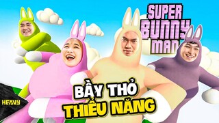 Tấu Hài Cực Mạnh Với Những Chú Thỏ Thiểu Năng Super Bunny Man