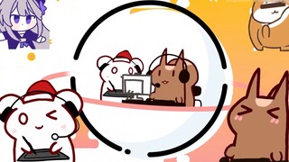 [Bison Hamster] Hãy vuốt ve đầu con chuột và vuốt lông nó rồi ở lại với tôi một lúc nhé.