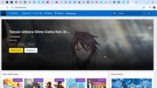 Tampilan website Animeku ID