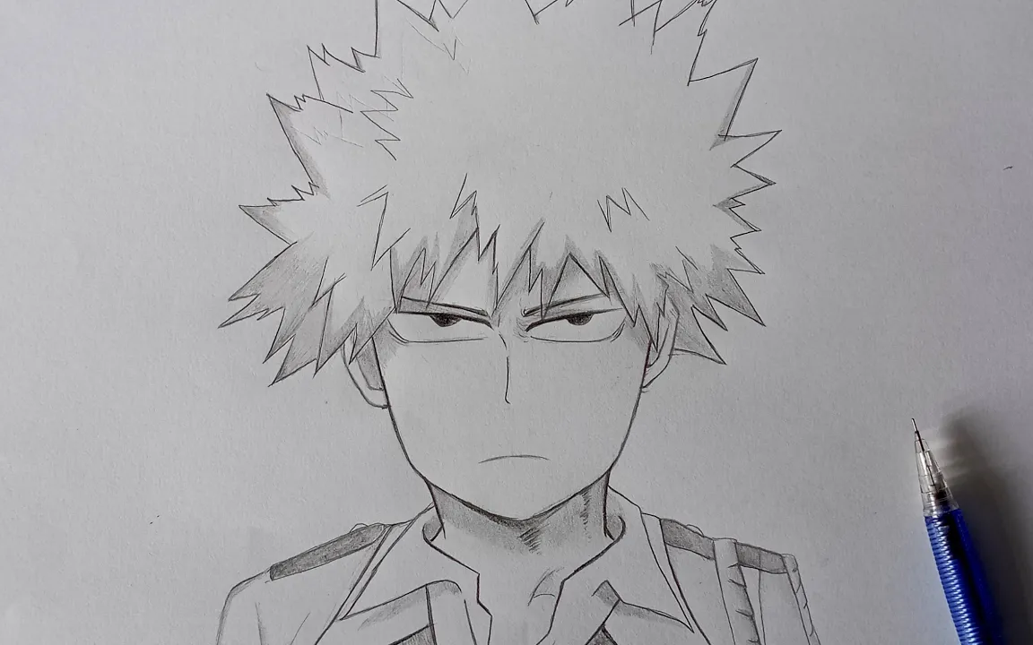 วาดรูปอนิเมะผู้ชาย บาคุโก คัตสึกิ - My Hero Academia - Bilibili