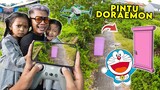 DRONE MENANGKAP JELAS ADA PINTU AJAIB DORAEMON DI BELAKANG RUMAH KITA!!