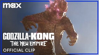 Godzilla Fights Kong At The Pyramids | Godzilla X Kong: The New Empire | Max