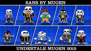 Sans All Forms Underpants, Glitch, Nightmare, Blue Berry, Fell, Dust By Mugen Undertale
