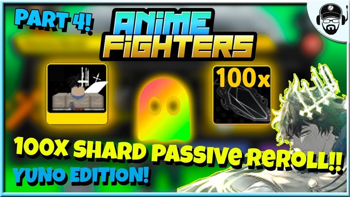 I Can't Believe This Happened! 100x Shards Passive Re-rolls! | Anime Fighters Simulator | ROBLOX