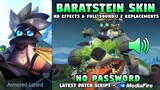 Barats Holloween Skin Script - Baratstein | Full Lobby Sound w/ HD Effects - No Password | MLBB