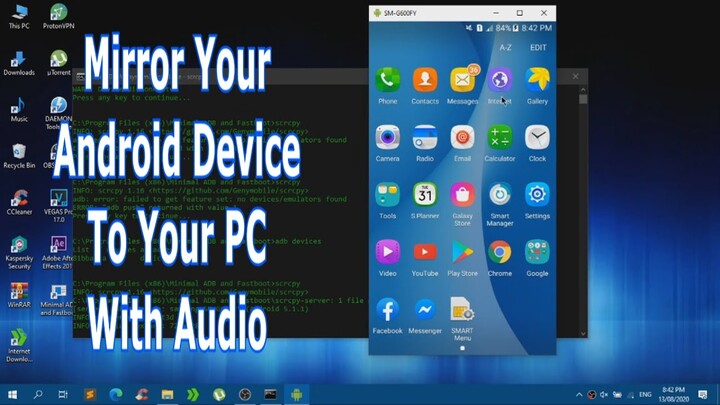 How To Mirror Your Android Screen And Audio To Your PC (NO LAG) | No Software Needed