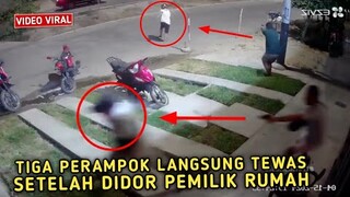 TIGA PERAMPOK BERAKHIR DIDOR PEMILIK RUMAH || inilah Detik-Detik 3 Pelaku Menuju Ke alam Baka