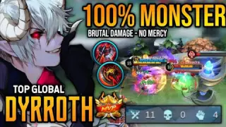 DYRROTH BEST BUILD 2022 | TOP GLOBAL DYRROTH GAMEPLAY | MOBILE LEGENDS✓