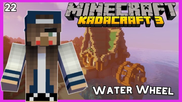 KadaCraft S3 EP22 | WATER WHEEL (Minecraft Tagalog)