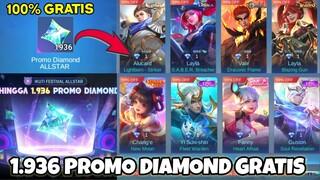 CARA DAPAT 1.936 PROMO DIAMOND GRATIS! BISA BELI SKIN CUMA 1 DIAMOND DAN BISA GACHA SKIN GRATIS !