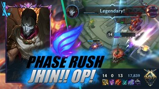 JHIN GOES BRRRR with PHASE RUSH | Smurfing to Diamond Rank | Wild Rift