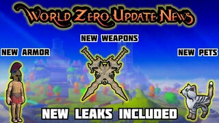 World Seven UPDATE NEWS and LEAKS!!! World Zero - Roblox