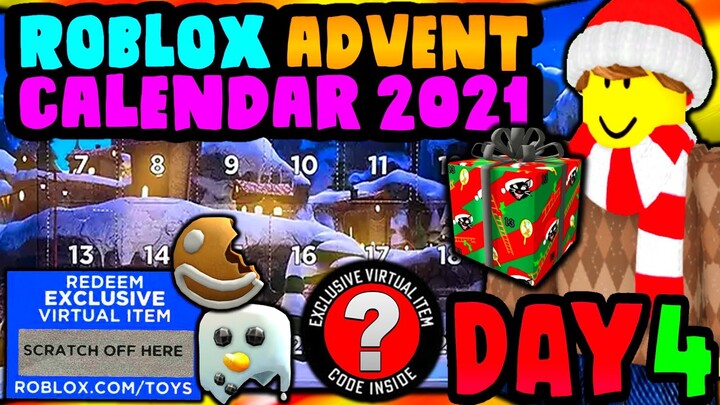 ROBLOX GEAR SURPRISE!? ROBLOX ADVENT CALANDER 2021 DAY #4!