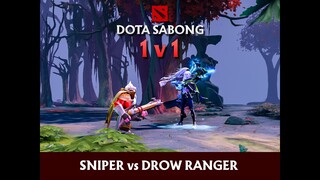 SNIPER VS DROW RANGER (DOTA SABONG)