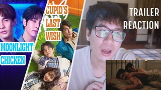 REACTION MOONLIGHT CHICKEN | CUPID'S LAST WISH SERIES 2022 TRAILER | BL Thái (EARTHMIX THẢ BOM NÈ)