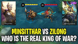 ZILONG VS MINSITTHAR, SIAPAKAH DEWA PERANG SESUNGGUHNYA?! MLBB