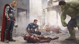 Hulk meraung dan menyelamatkan Iron Man yang terengah-engah