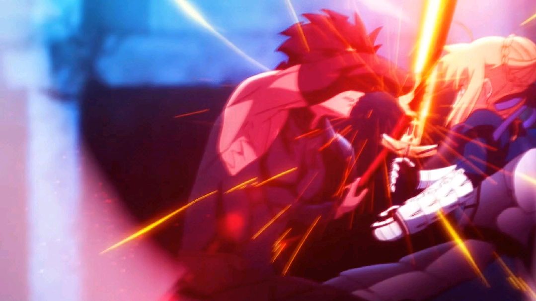 Fate/Stay Night Heaven's Feel III Saber Alter vs Rider Full Fight. ( 60fps  ) - BiliBili