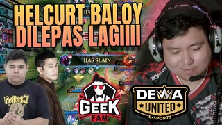 GILA HELLCURT BALOY BENER2 MENGGENDONG PARAH !!! GEEK VS DEWA GAME 3 MPL SEASON 13