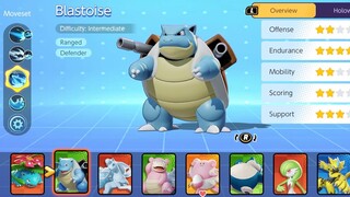 Pokemon UNITE: Blastoise (Defender) Gameplay