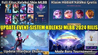 UPDATE EVENT SISTEM KOLEKSI ML 2024 RILIS! NEW INTERFACE HERO ZHUXIN & MODE TOURNAMENT GRATIS