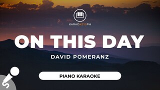 On This Day - David Pomeranz (Piano Karaoke)