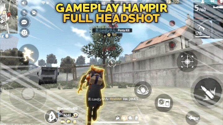 Gameplay Hampir Full Headshot🔥 - Lonely Gameplay