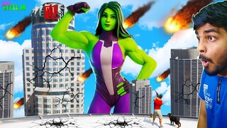 SHE HULK Becomes GIANT SHE HULK in GTA 5😱💪Gta 5 tamil | Gta tamilan