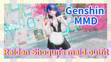 [Genshin MMD] Raiden Shogun's maid outfit