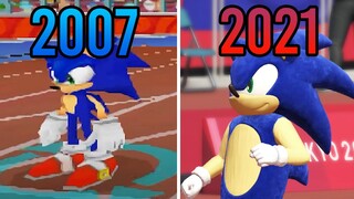 Evolution Of Sonic the Hedgehog At The Olympic Games (2007 - 2021)
