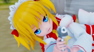 [MMD Oriental] Pemotretan di halaman belakang kuil