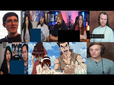 DR STONE EPISODE 5 REACTION MASHUP!!