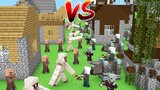 Minecraft Battle: Villager House vs Pillager House