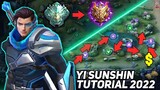 TRY THIS YI SUNSHIN CORE ROTATION TUTORIAL FOR LOW RANKS | YI SUNSHIN BASIC ROTATION TUTORIAL | MLBB