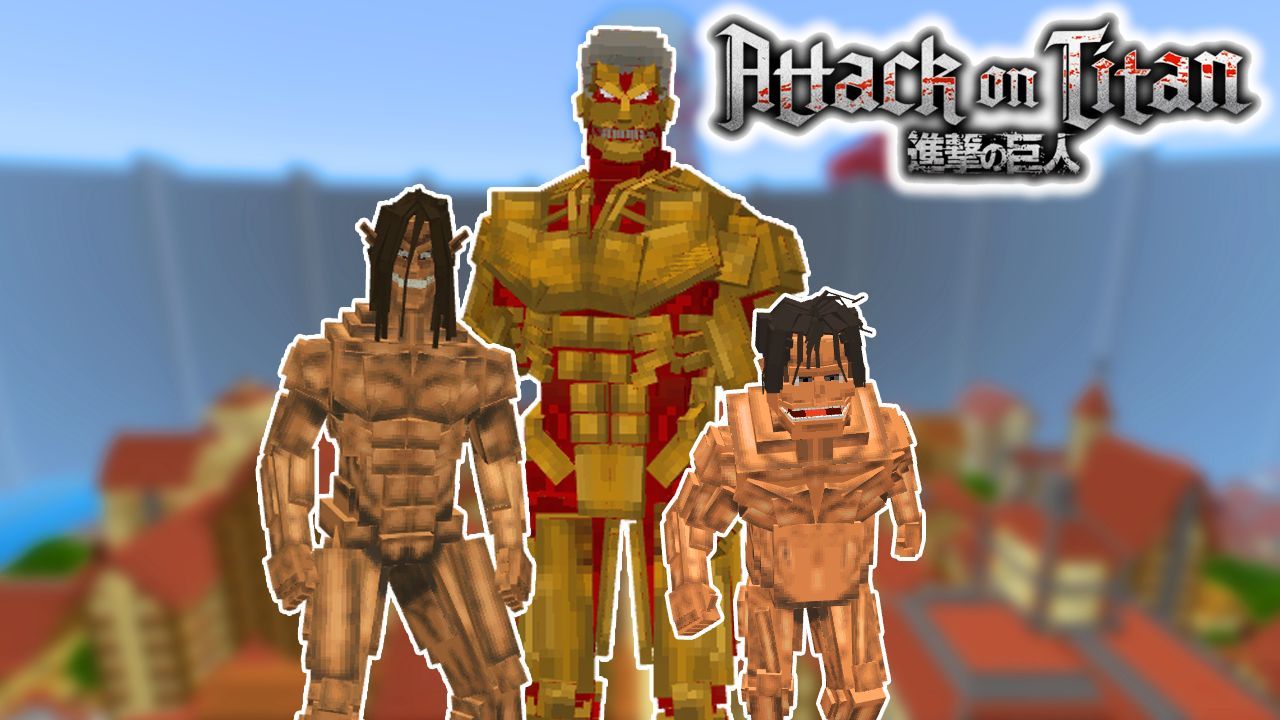 Minecraft Attack on titan mod/Addon for mcpe 1.19+, Attack on titan Mod for  mcpe