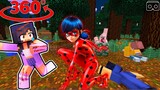 Aphmau saving friends from MIRACULOUS LADYBUG in Minecraft 360°